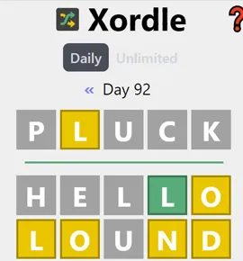 Xordle Game